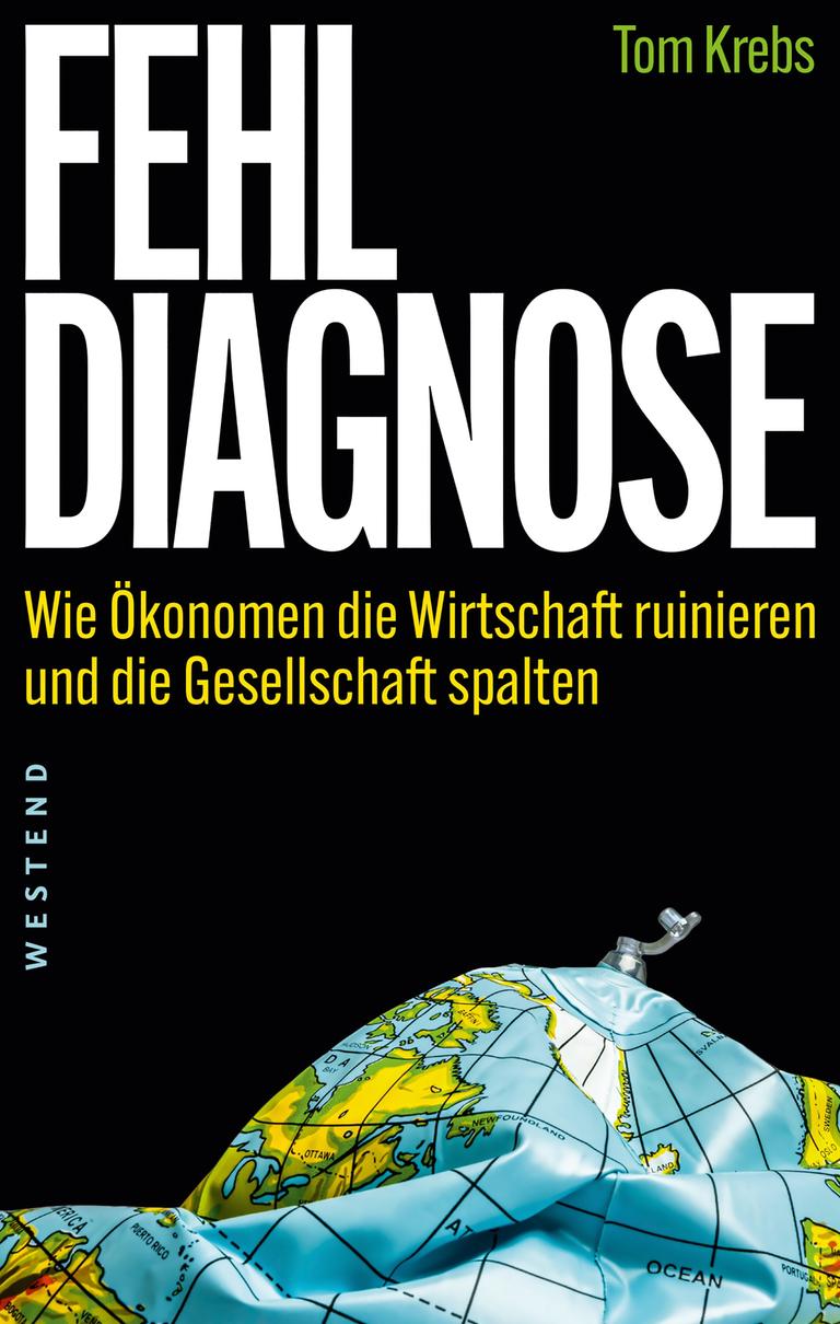 Buchcover mit der Aufschrift: "Fehldiagnose. Wie Ökonomen die Wirtschaft ruinieren und die Gesellschaft spalten"