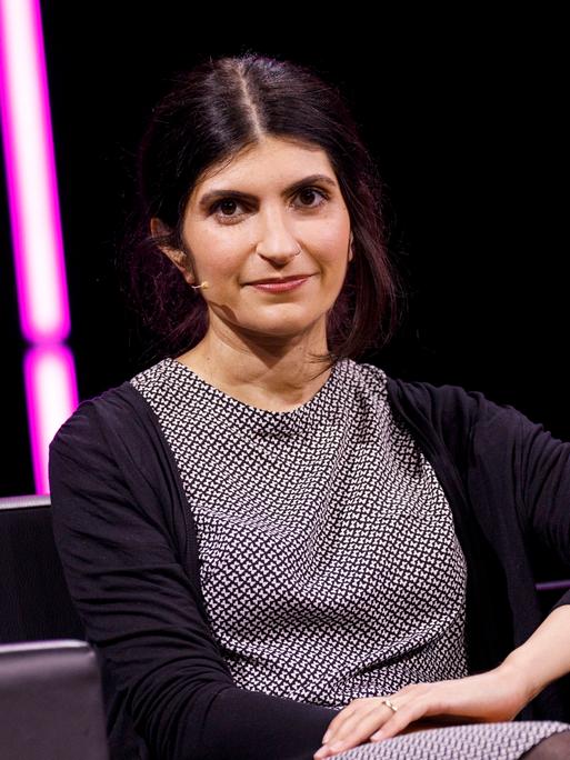 Shida Bazyar auf der lit.Cologne 2021 in Köln