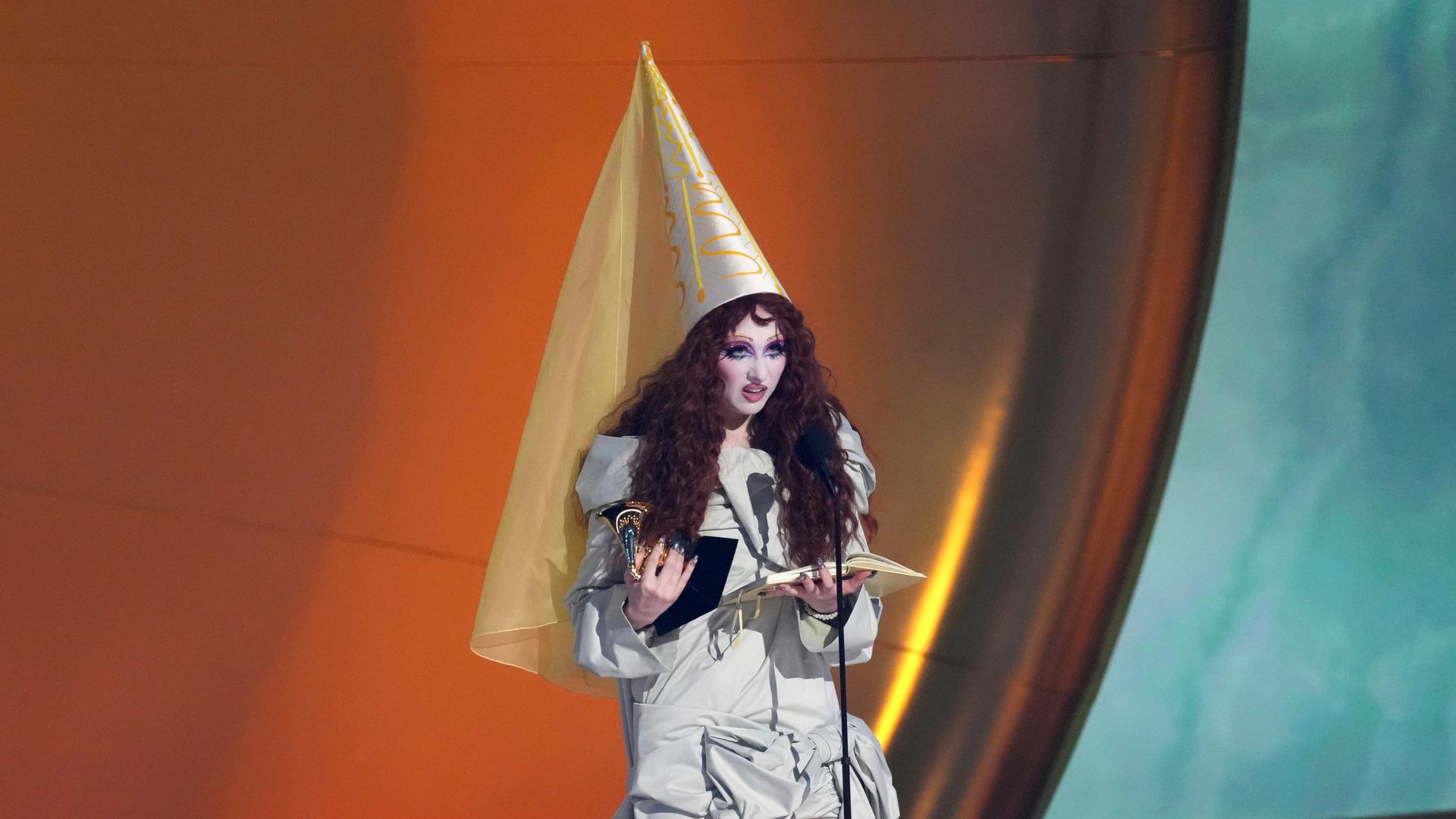 Chappell Roan accepts the award for best new artist during the 67th annual Grammy Awards on Sunday, Feb. 2, 2025, in Los Angeles. (AP Photo/Chris Pizzello) Chappell Roan accepts the award for best new artist during the 67th annual Grammy Awards on Sunday, Feb. 2, 2025, in Los Angeles. (AP Photo/Chris Pizzello)