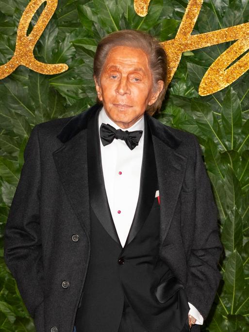 Der italienische Modeschöpfer Valentino