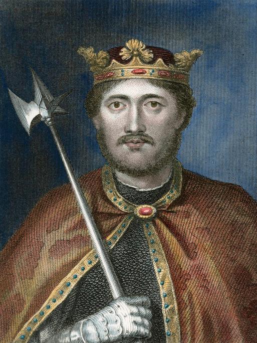 StahlstichRichard I. Löwenherz, König von England (1189-99)Richard Löwenherz von W. Read.