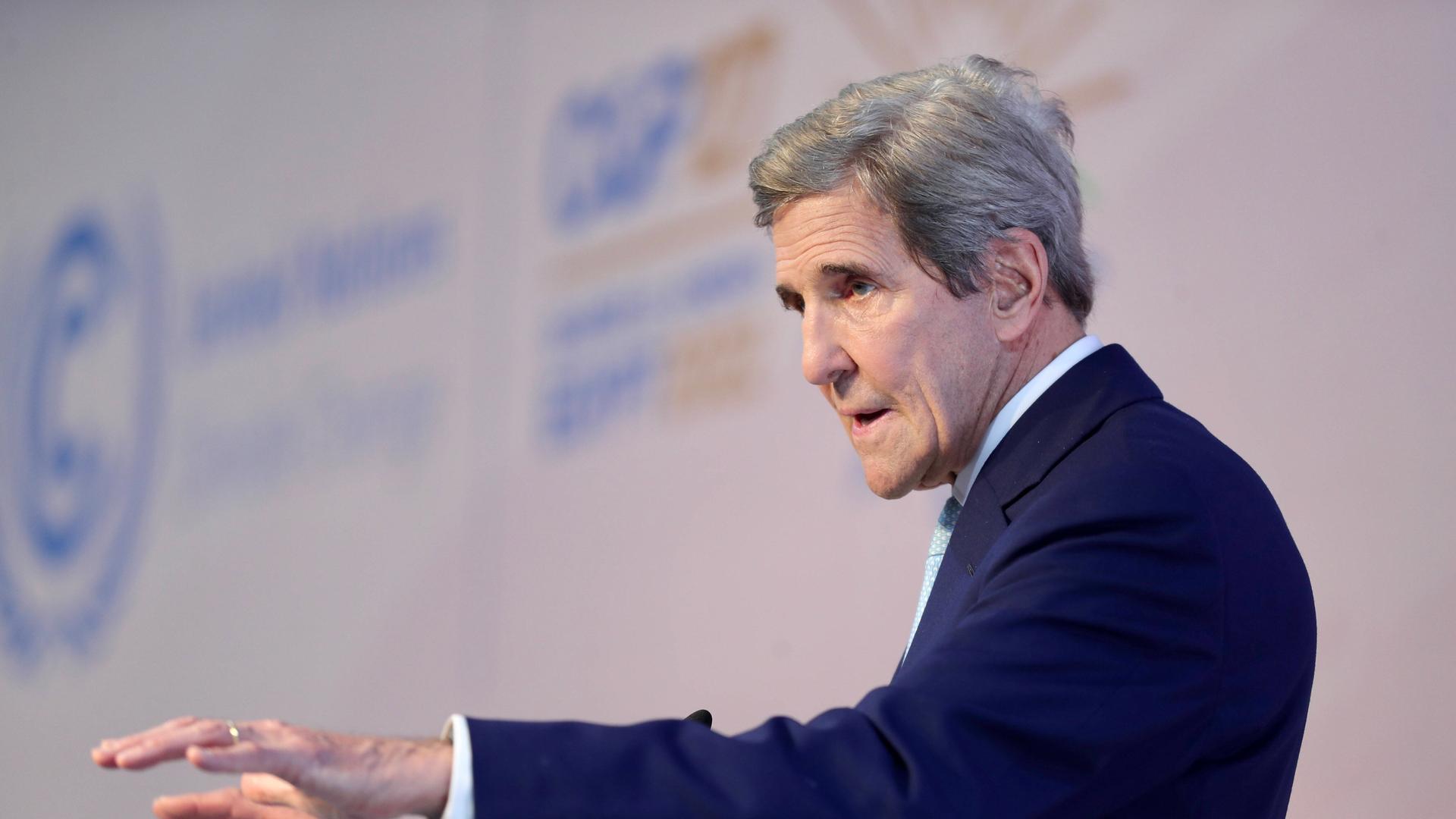 John Kerry bei einer Rede