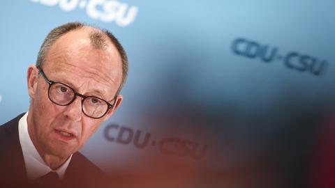 Friedrich Merz, Unions-Kanzlerkandidat, CDU-Bundesvorsitzender und Fraktionsvorsitzender der CDU/CSU-Fraktion im Bundestag