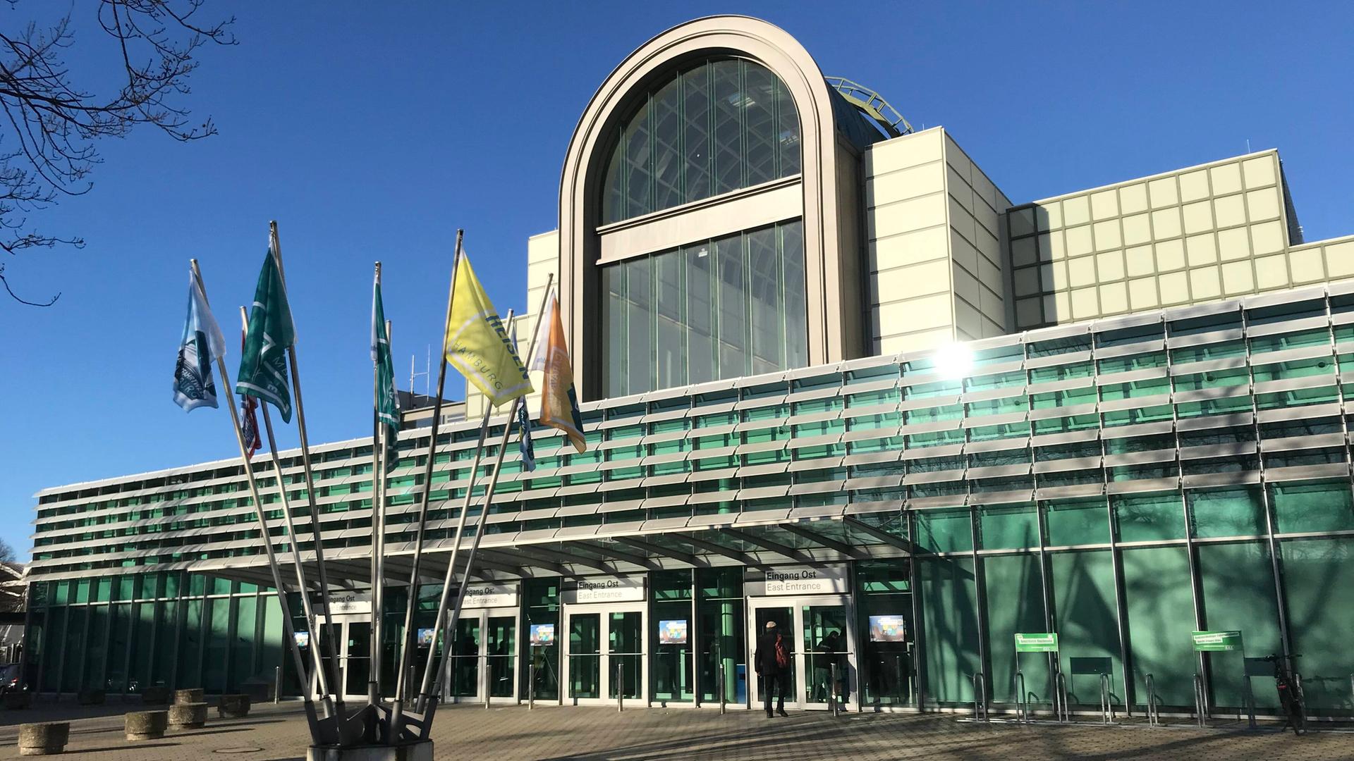 Eingang Ost zur Messe in Hamburg. Eingang Ost zur Messe in Hamburg.