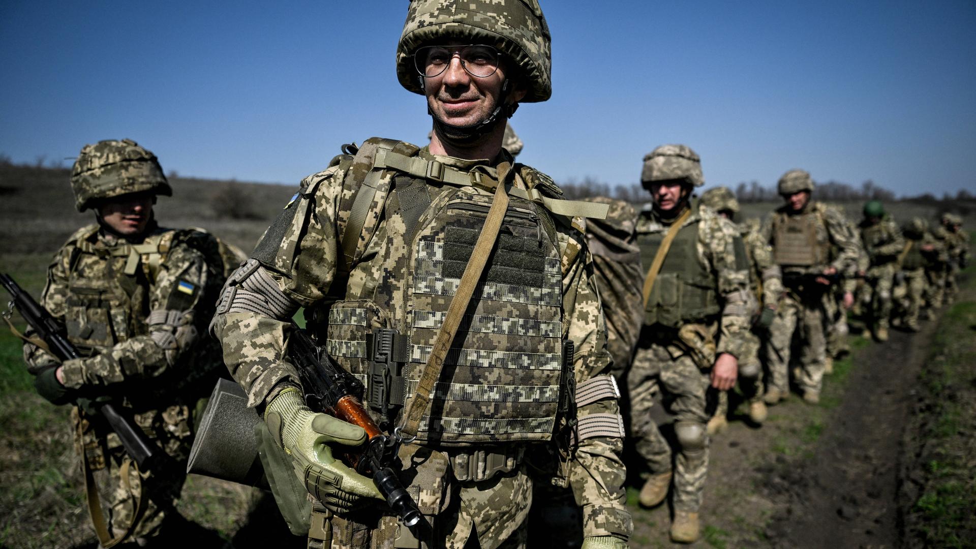 Ukrainische Soldaten 