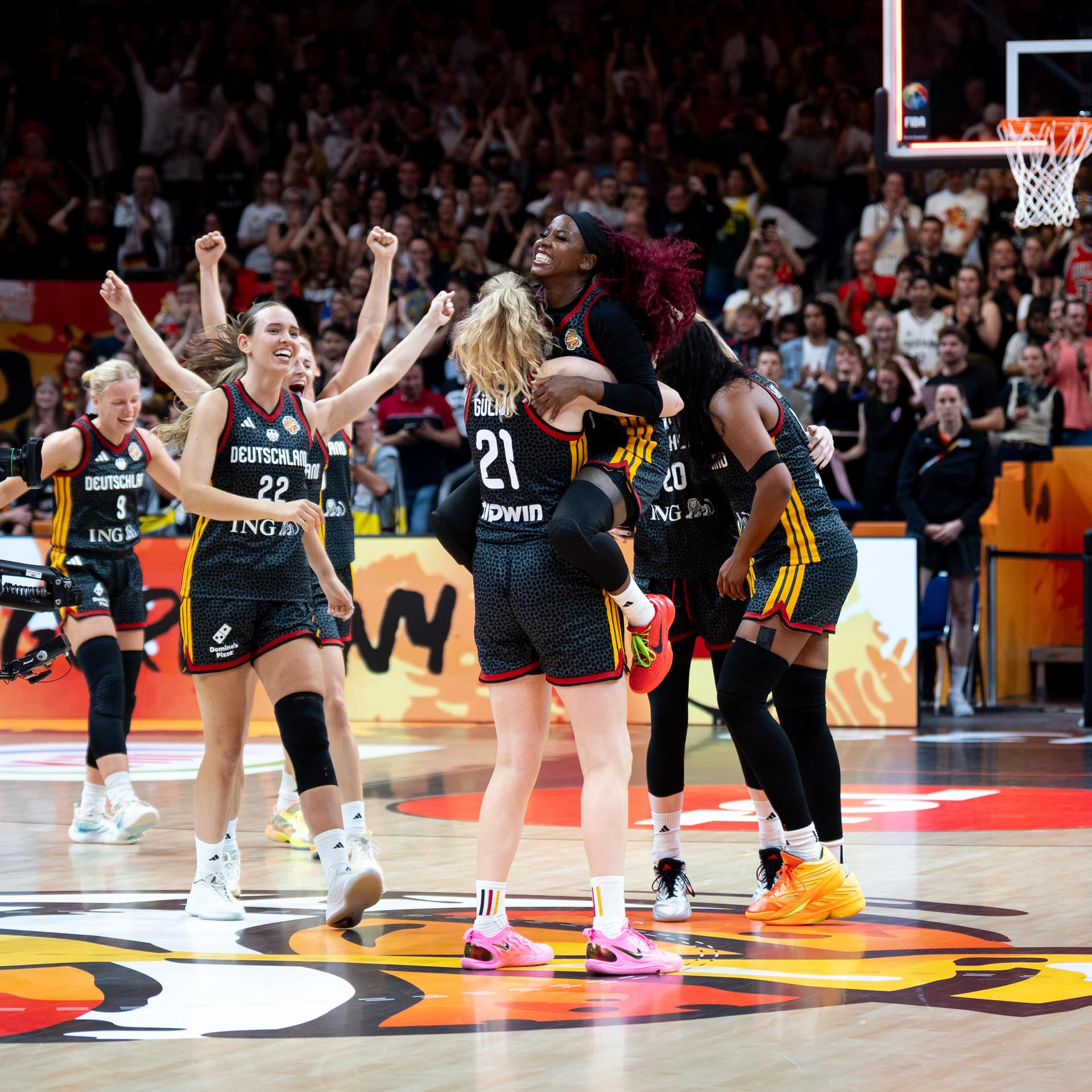 Berlin – Deutsche Basketballerinnen nach Sieg über Belgien erstmals im WM-Halbfinale