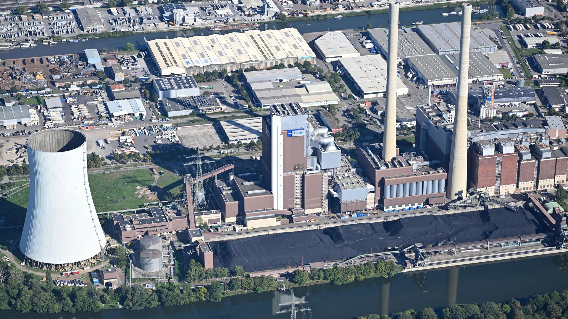 Das EnBW Kohlekraftwerk in Heilbronn Das EnBW Kohlekraftwerk in Heilbronn