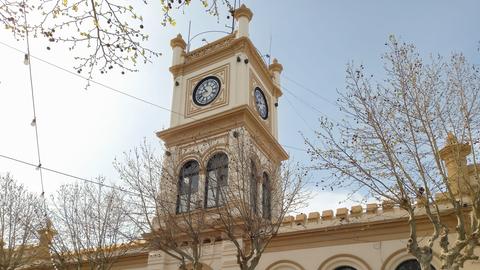 Das alte Rathausgebäude in San Pedro