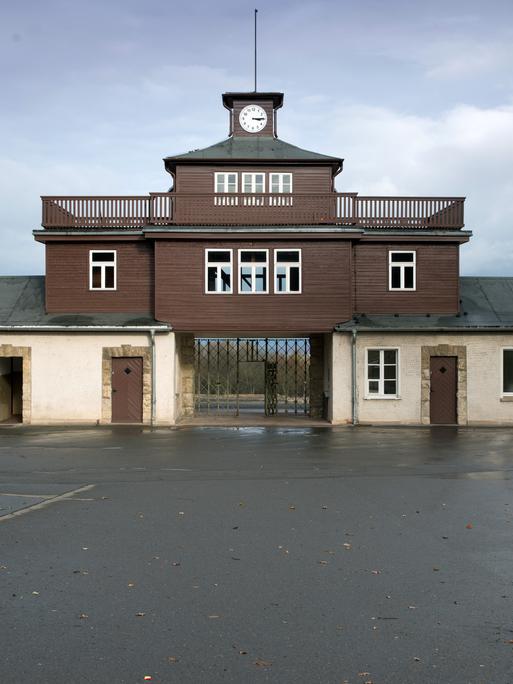 Tor des Konzentrationslagers Buchenwald.