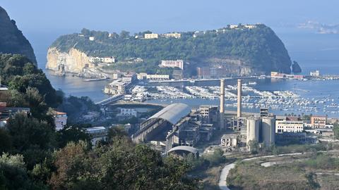 Insel Nisida im Golf von Neapel
