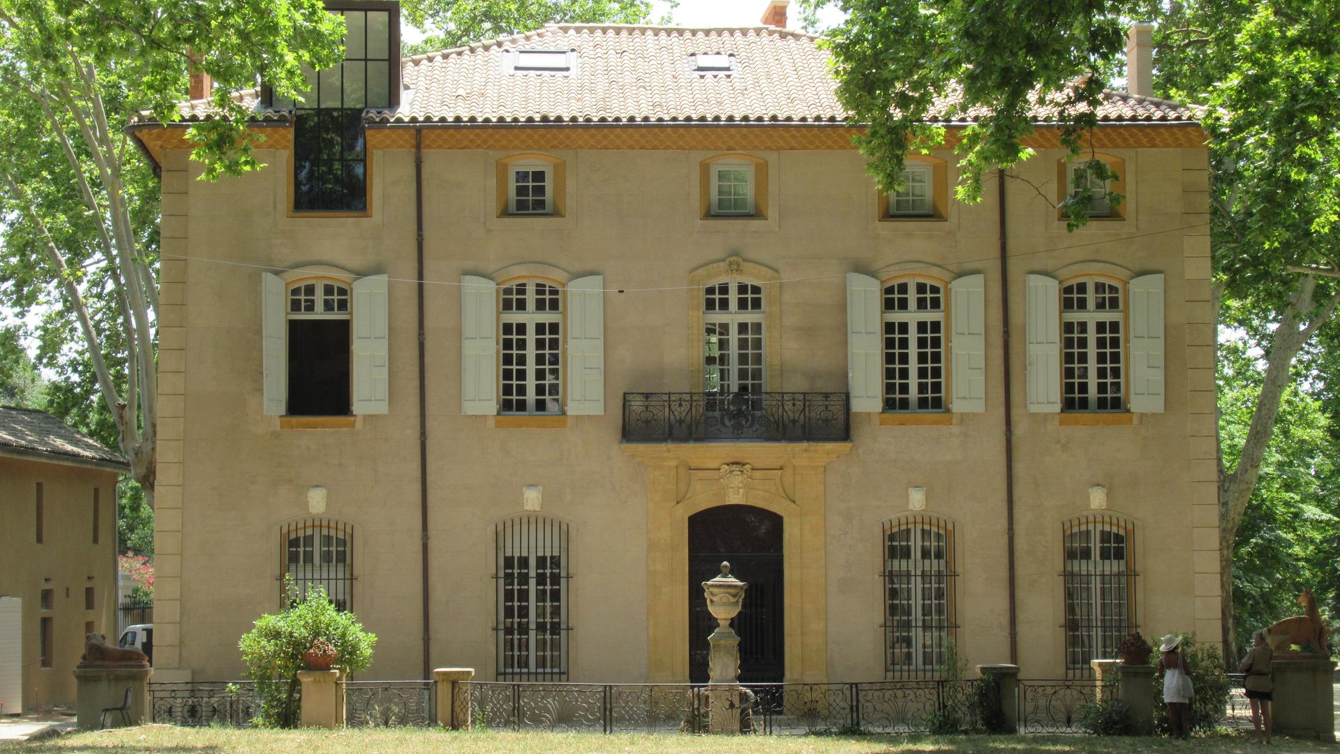 Das Elternhaus (Vorderansicht) von Paul Cézanne im südfranzösischen Aix-en-Provence, das nach langjähriger Renovierung wieder öffnet - und neu entdeckte Fresken des Malers zeigt.