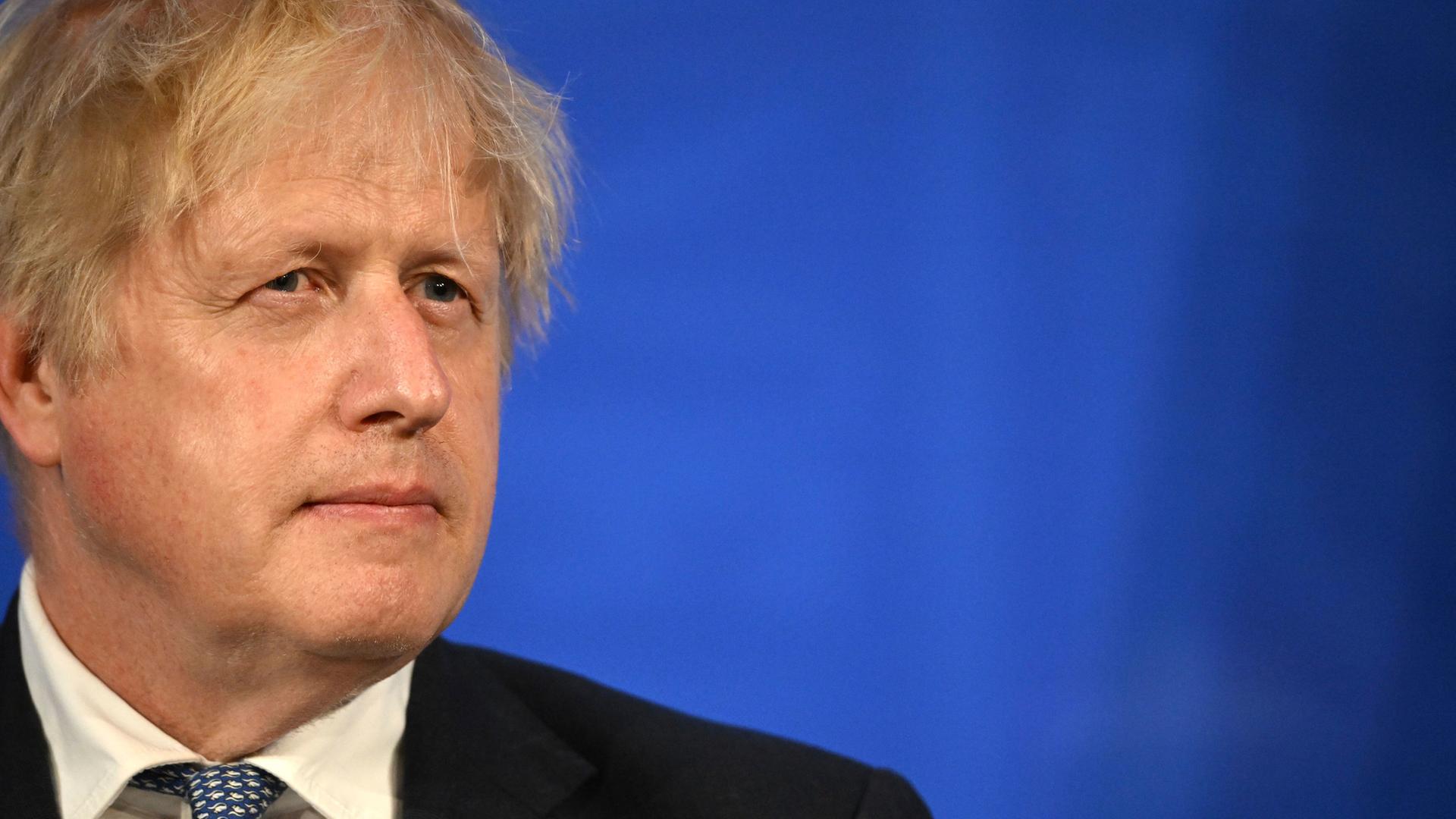 Der britische Premierminister Boris Johnson Der britische Premierminister Boris Johnson