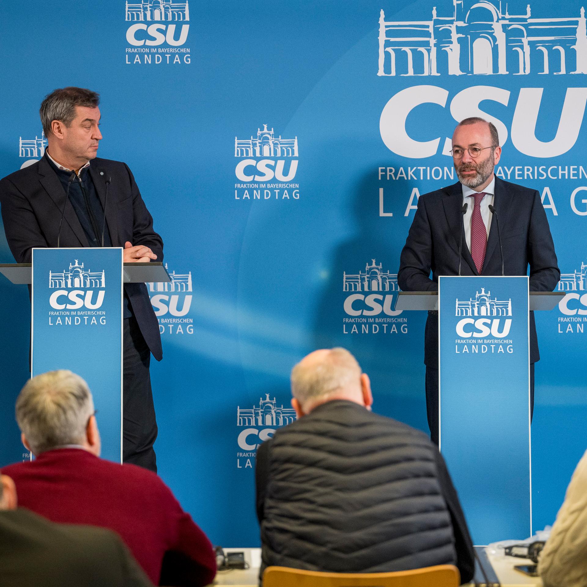 TV-Interview - Weber: Keine Führungsdebatte um Markus Söder in CSU