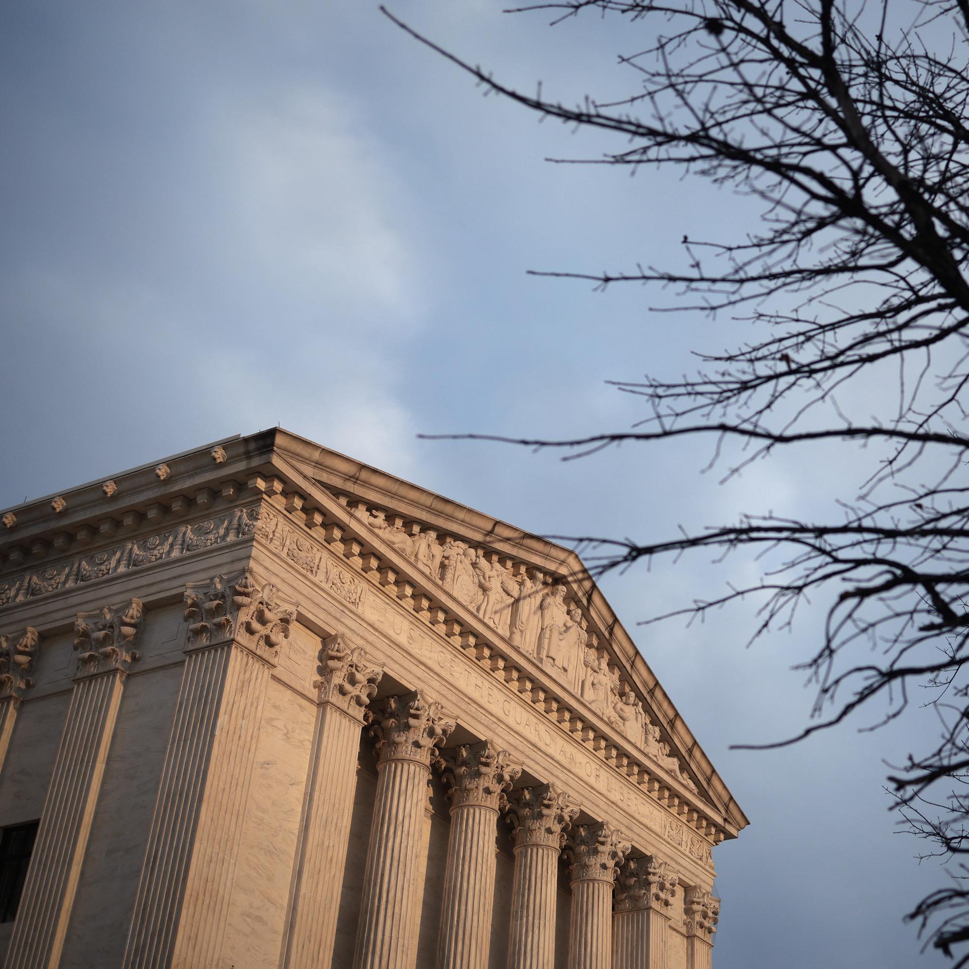 Der U.S. Supreme Court in Washington DC., aufgenommen am 17. März 2025 
