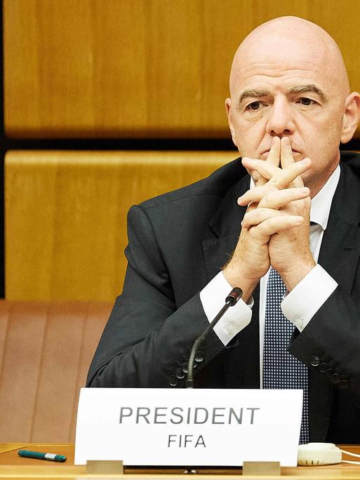 Der FIFA-Präsident Gianni Infantino