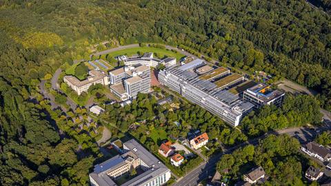 Luftbild der Fernuniversität Campus Hagen