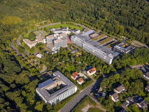 Luftbild der Fernuniversität Campus Hagen