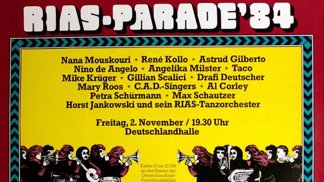 1984, RIAS-Plakat: "RIAS-Parade '84"