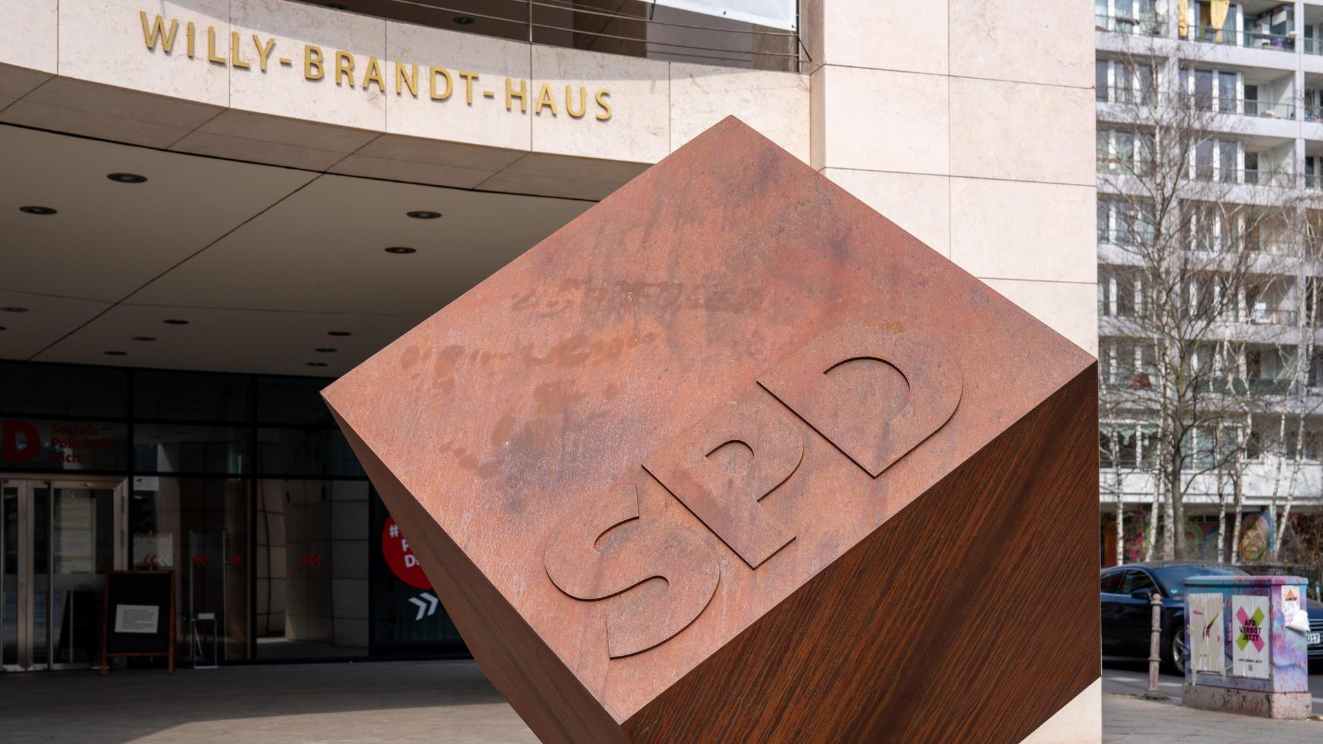 Das Willy-Brandt-Haus ist die Bundesgeschäftsstelle der SPD in Berlin.