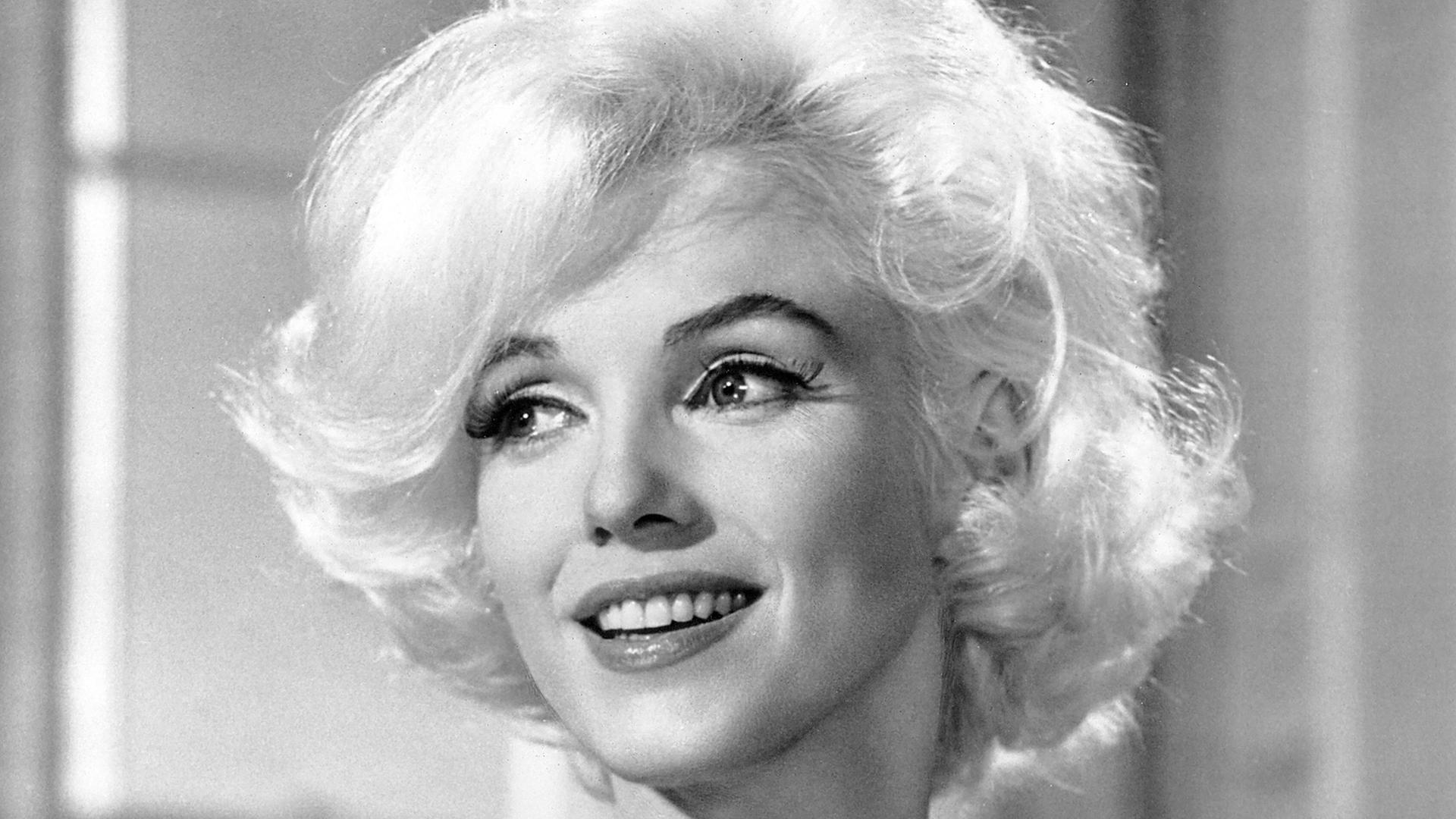 Portrait der Schauspielerin Marilyn Monroe (1926-1962).