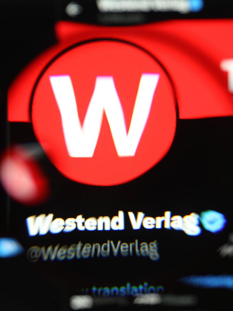 Der X-Account vom Westend Verlag mit dem Logo des Verlags 