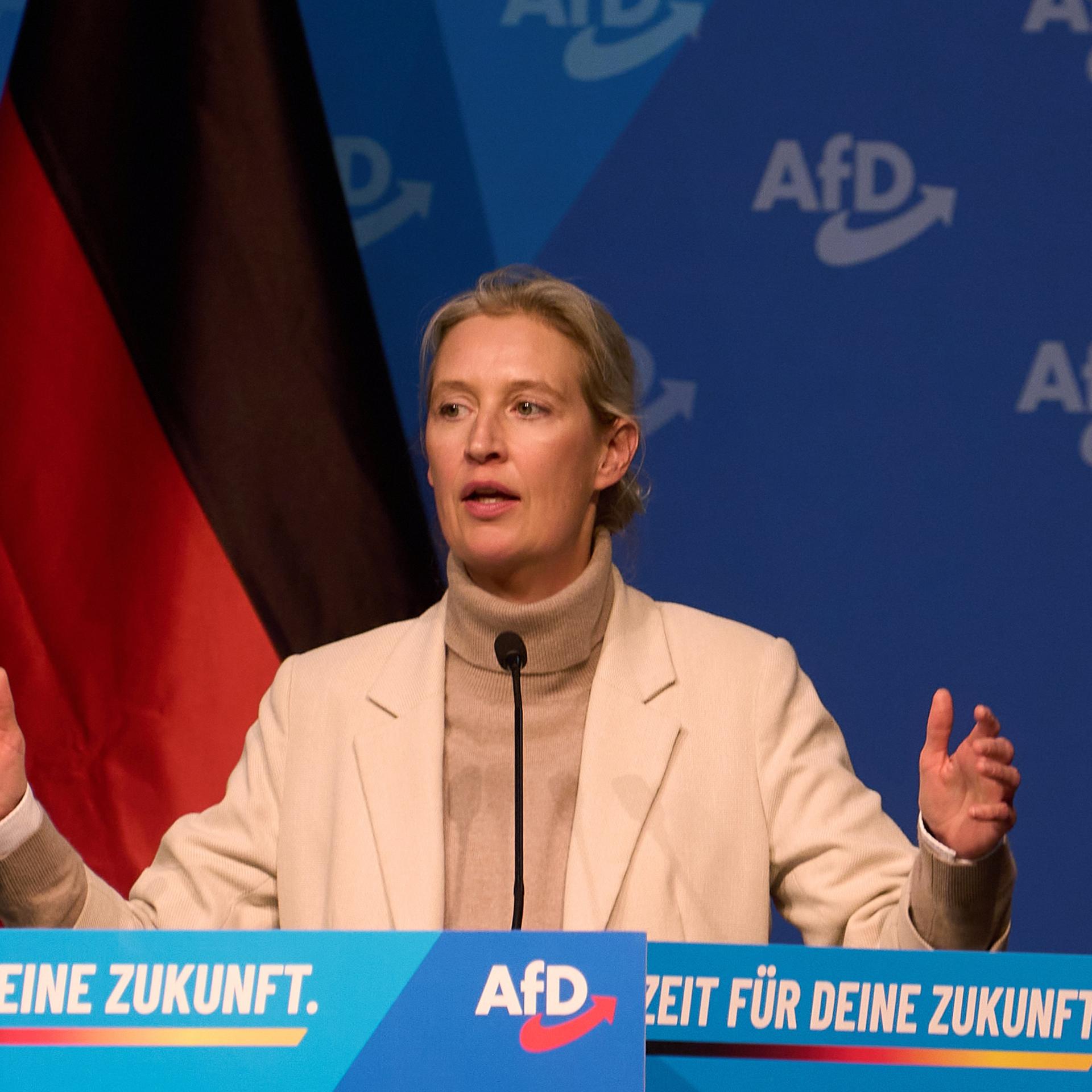 Gießen - Weidel nennt Proteste gegen AfD-Jugend "zutiefst undemokratisch"