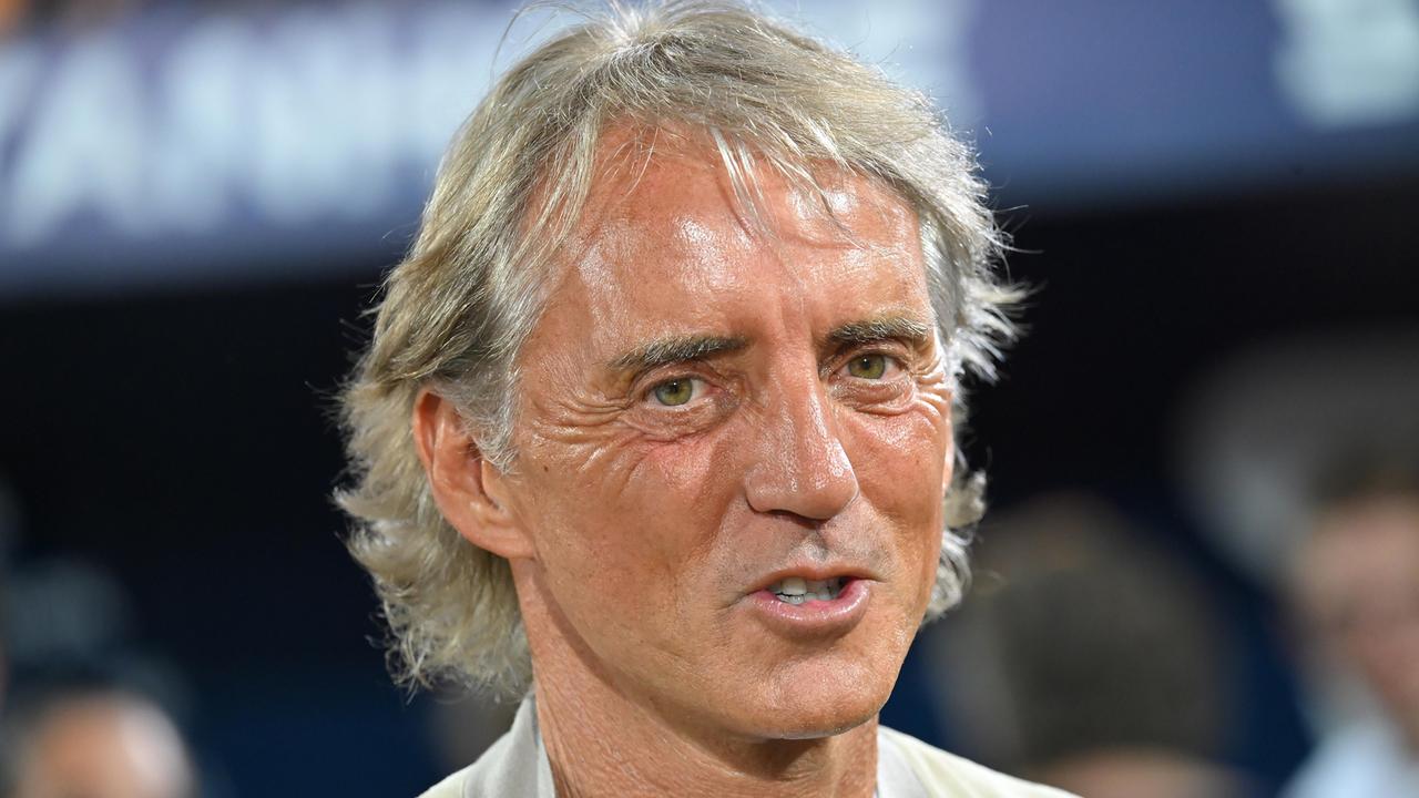 Roberto Mancini im Porträt, er lächelt.