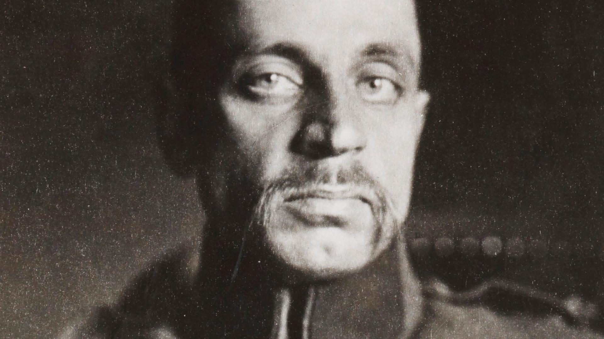 Historisches schwarzweiß Portrait von Rilke