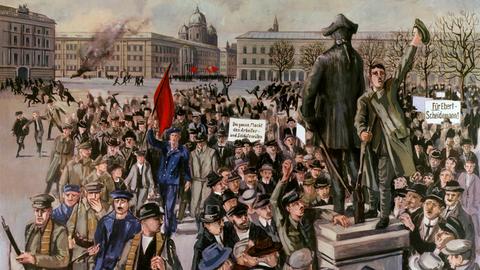 Schulwandbild zur Revolution 1918/19