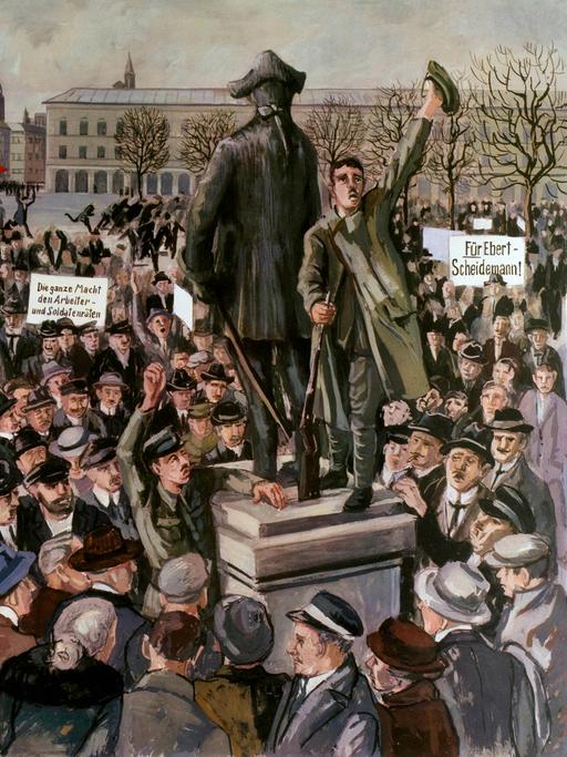 Schulwandbild zur Revolution 1918/19