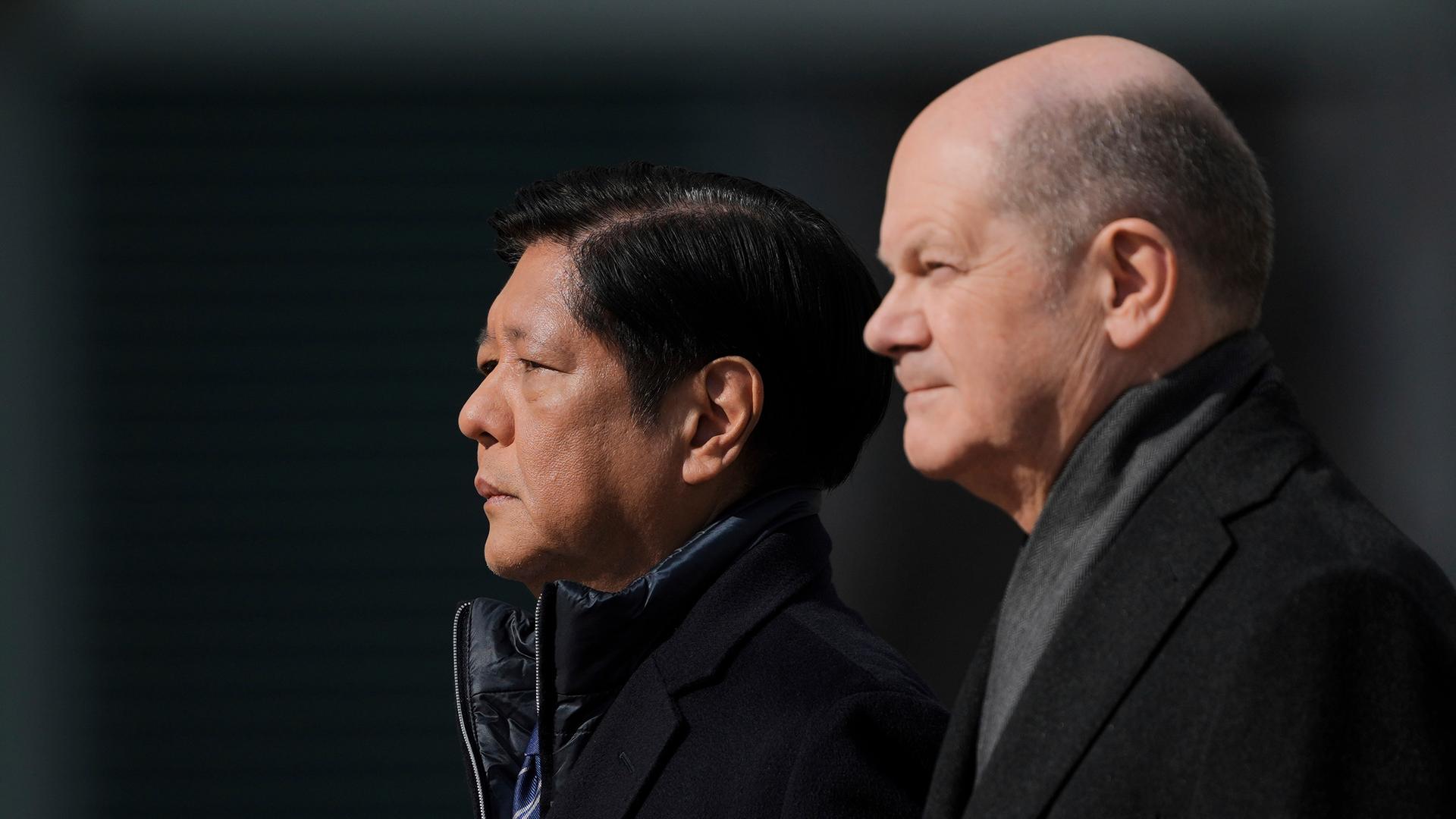 Bundeskanzler Scholz und der philippinische Präsident Marcos in Berlin Bundeskanzler Scholz und der philippinische Präsident Marcos in Berlin