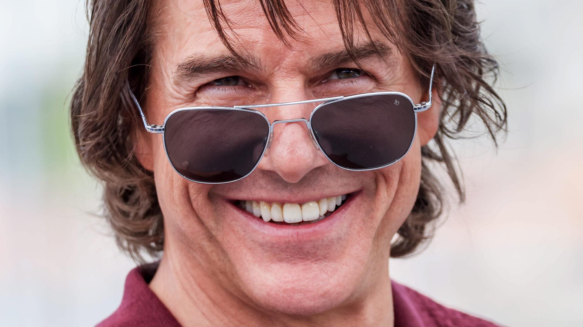 Tom Cruise stellt "Mission: Impossible - The Final Reckoning" beim 78. Internationalen Filmfestival in Cannes am 14.5.2025 vor.