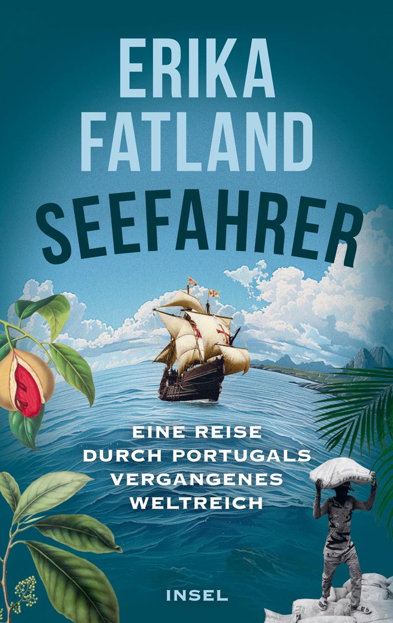 Buchcover mit Aufschrift "Erika Fatland, „Seefahrer: Reise durch Portugals vergangenes Weltreich“" Buchcover mit Aufschrift "Erika Fatland, „Seefahrer: Reise durch Portugals vergangenes Weltreich“"