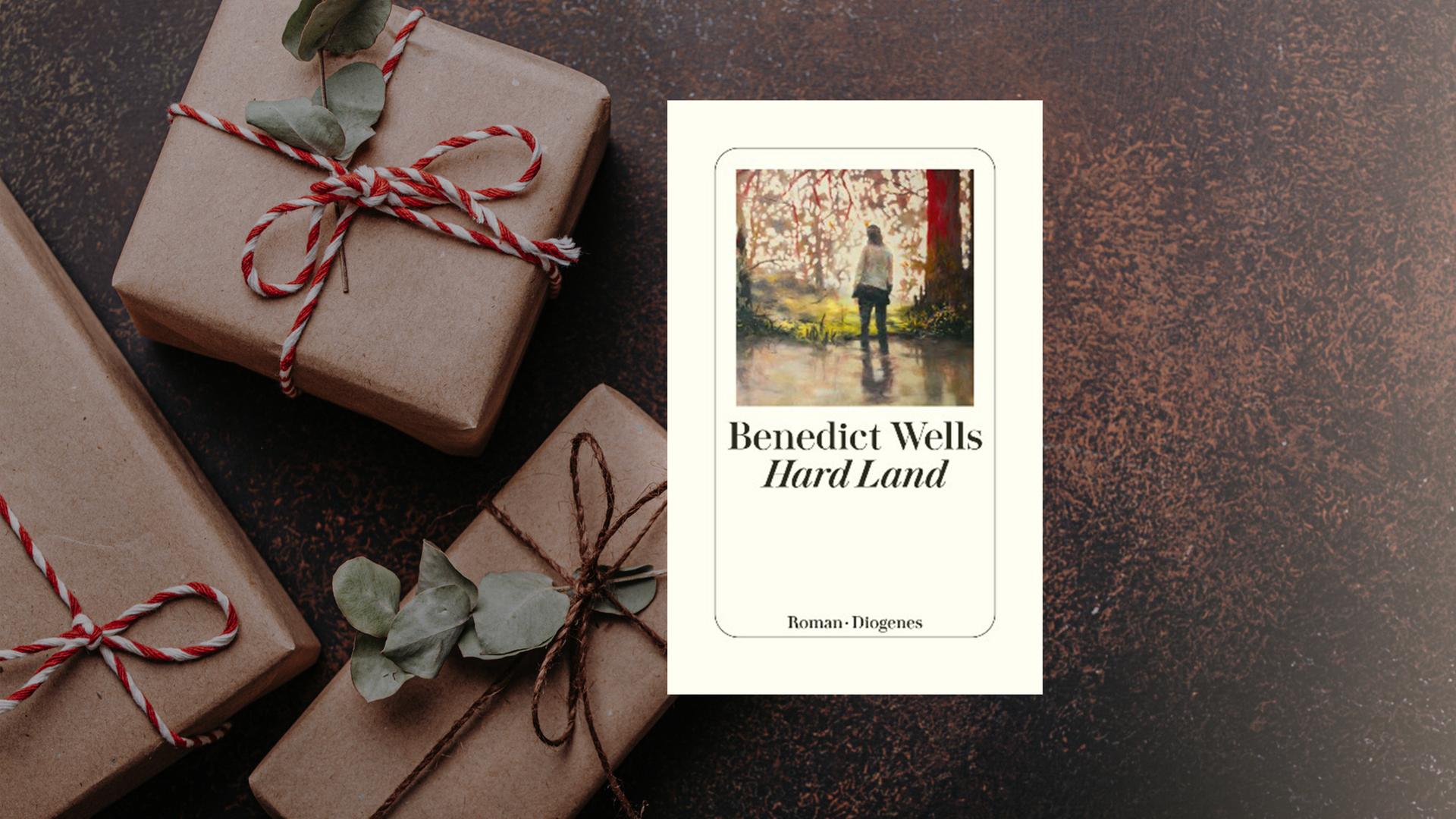 Buchcover von Benedict Wells: "Hard Land", Diogenes, 2021.