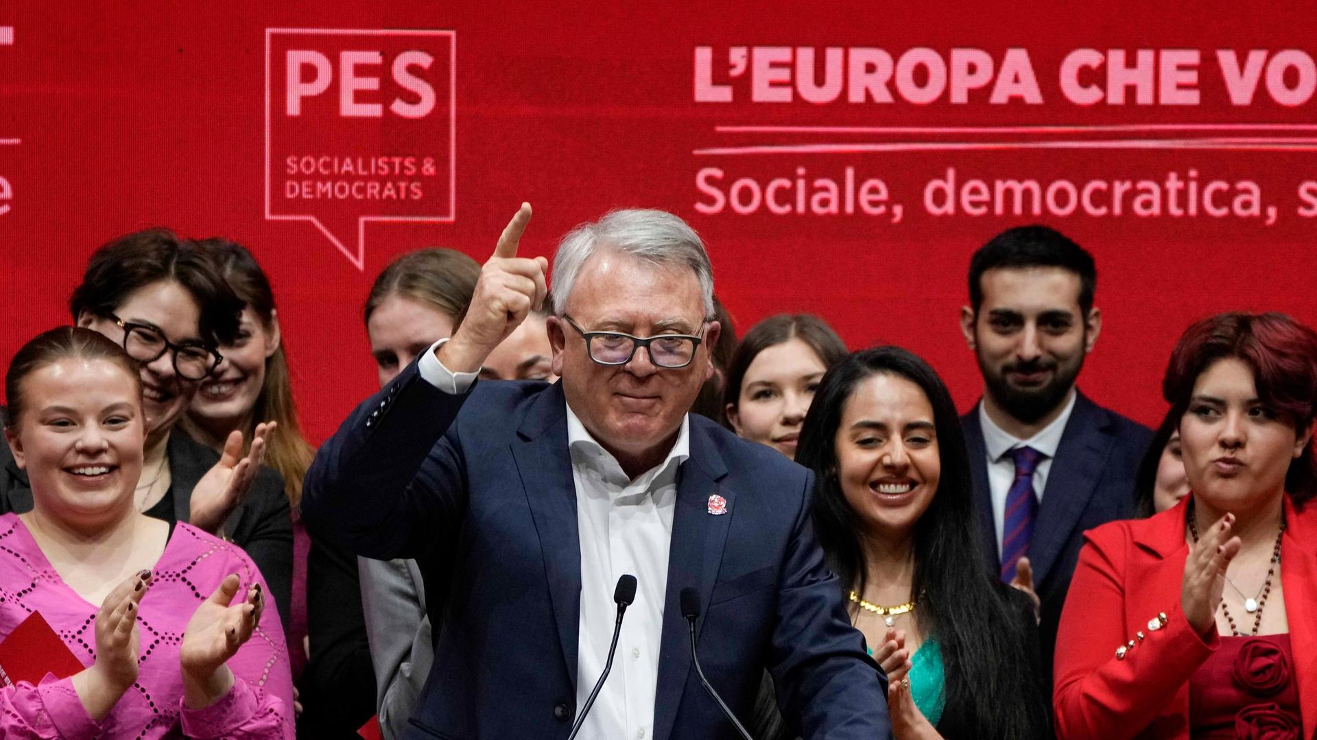 Kongress in Rom - Luxemburger Schmit ist Spitzenkandidat der europäischen Sozialdemokraten für Europawahl im Juni