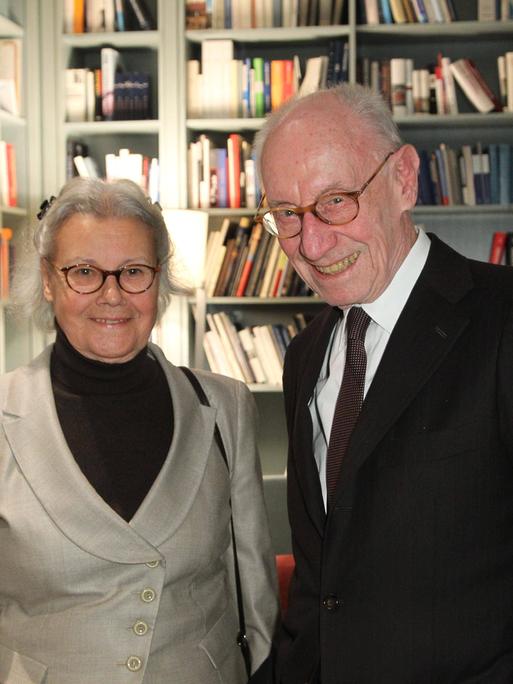 Edzard Reuter und Ehefrau Helga im Max-Liebermann-Haus am Pariser Platz in Berlin