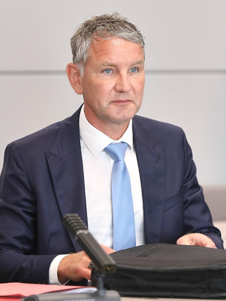 Halle Saale, Sachsen-Anhalt, Justizzentrum: 2. Prozess gegen Thüringens AfD-Landeschef Björn Höcke 