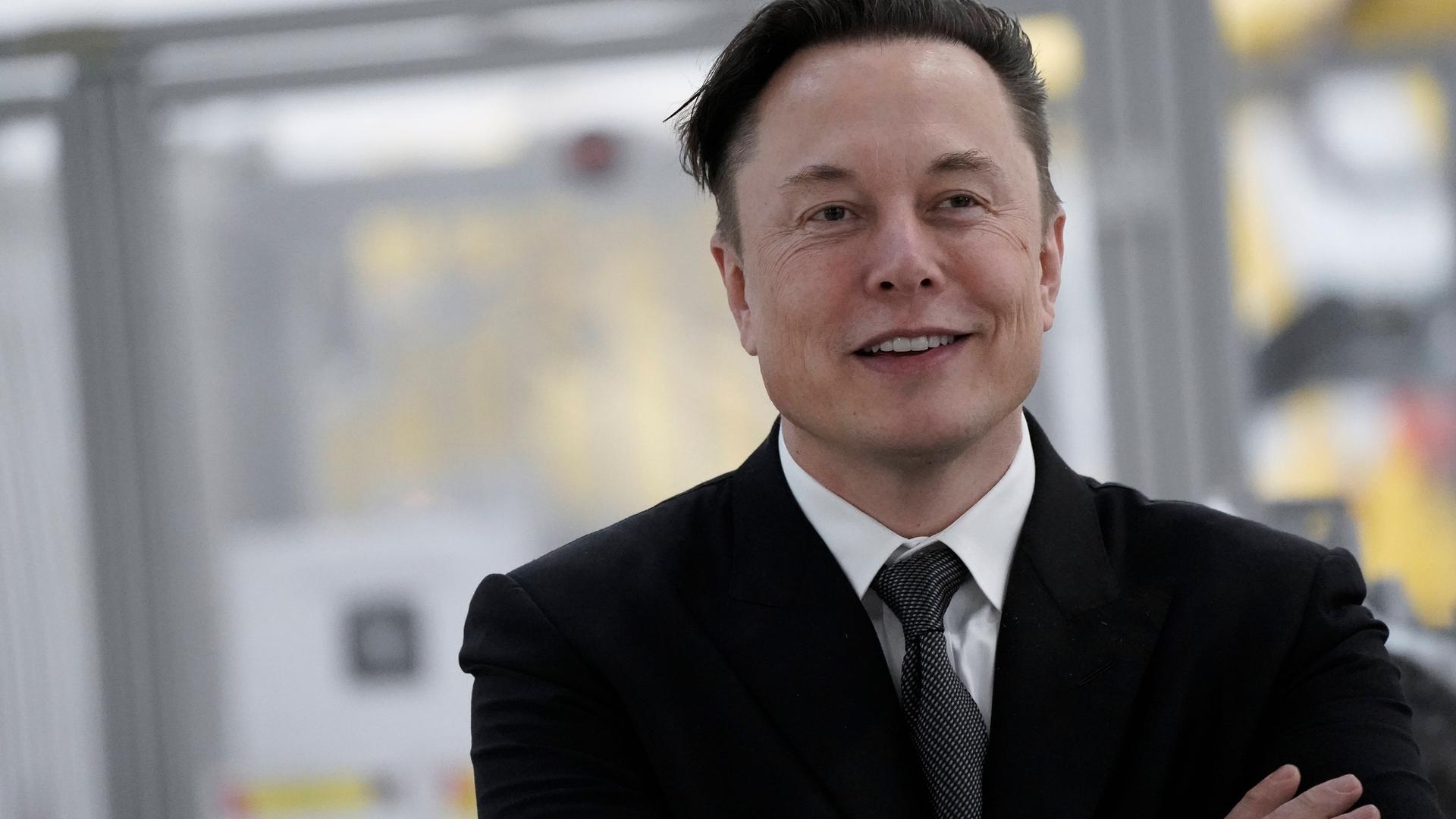 Elon Musk im Porträt.