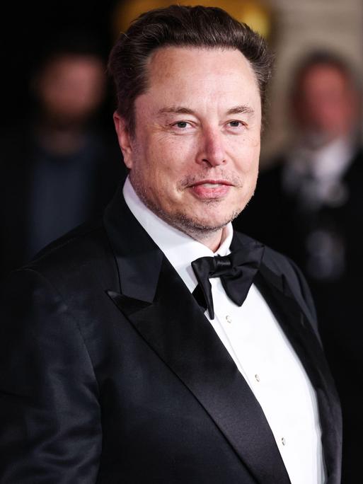 Der Unternehmer und Milliadär Elon Musk bei einer Gala zu einer Preisverleihung in Los Angeles, USA