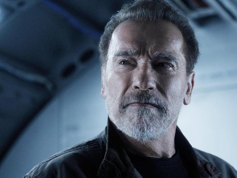 Filmstill von Arnold Schwarzenegger, 2023.