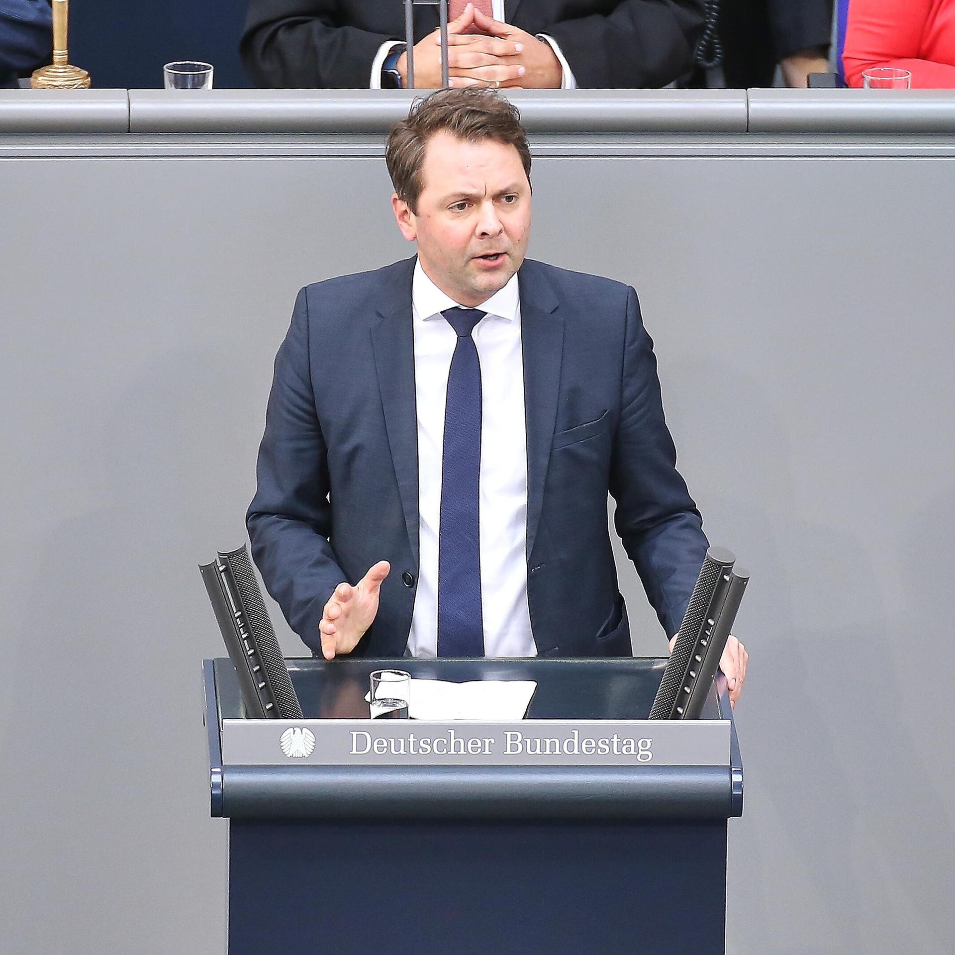 Andreas Lenz, CSU, spricht im Deutschen Bundestag