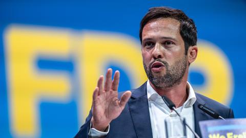 FDP-Generalsekretär Martin Hagen spricht Bundesparteitag