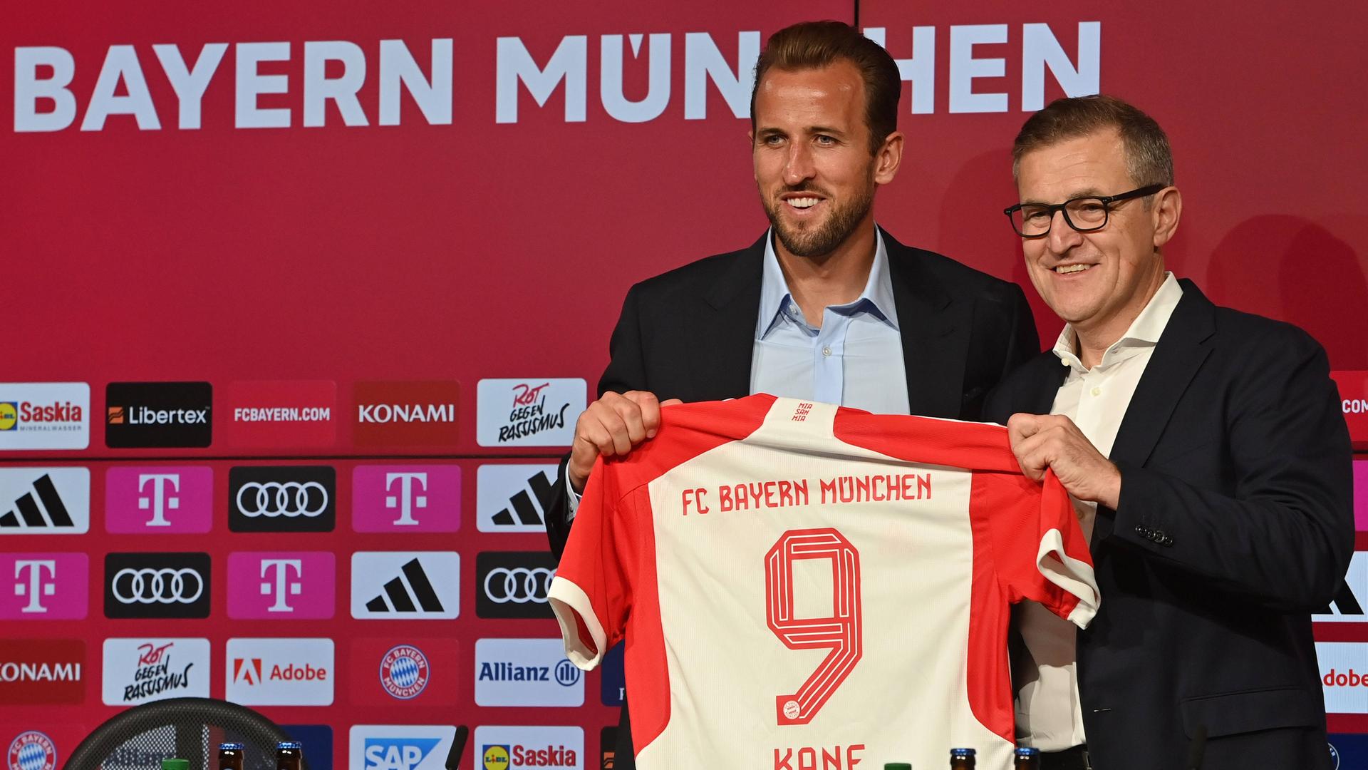 95 Millionen Euro zahlte der FC Bayern laut Ehrenpräsident Uli Hoeneß für Harry Kane an Tottenham Hotspur.