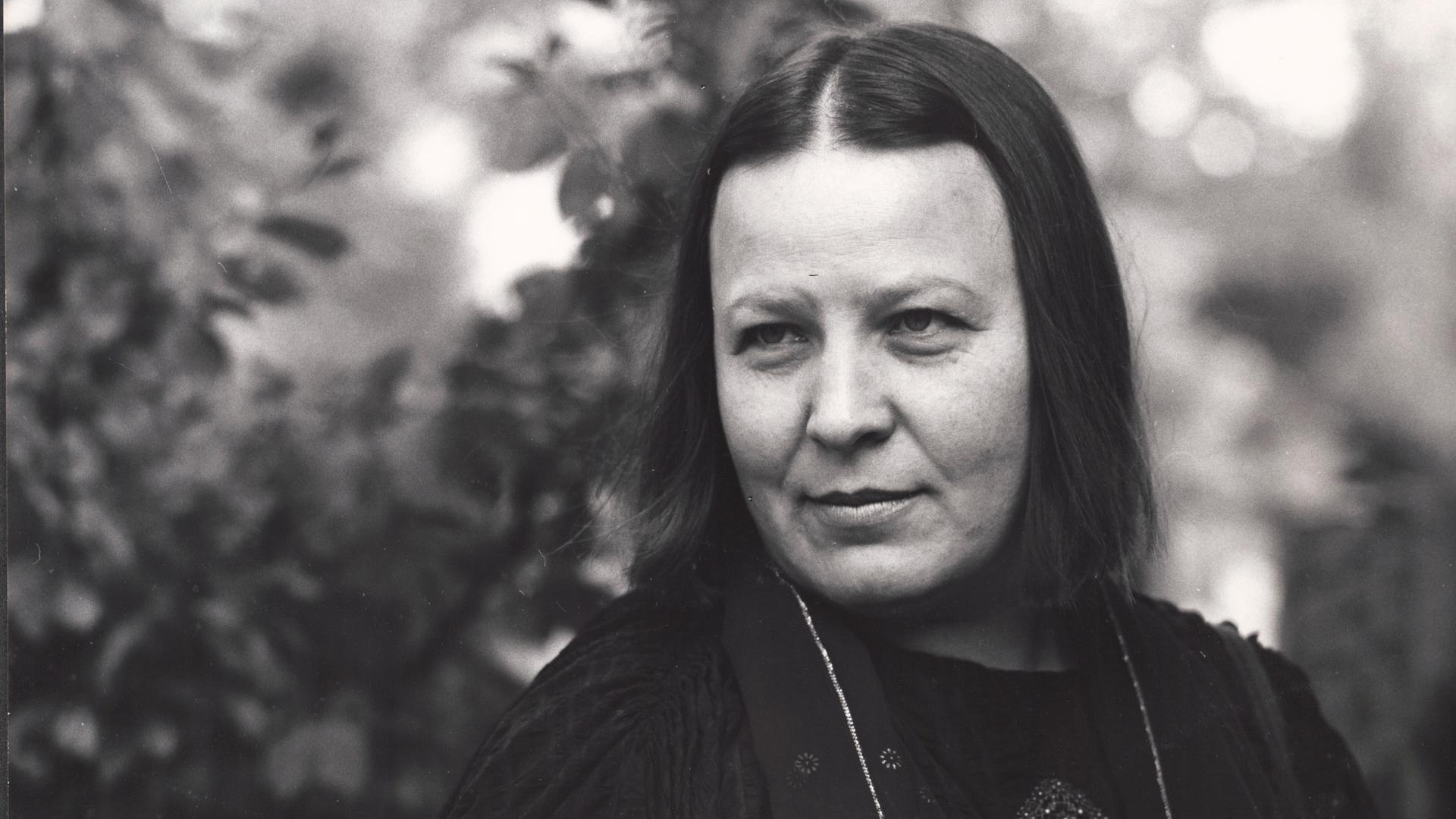 Porträt der Schriftstellerin Natascha Wodin aus dem Jahr 1980. Porträt der Schriftstellerin Natascha Wodin aus dem Jahr 1980.