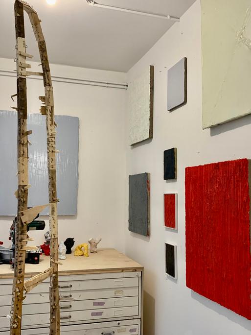 Erstes eigenes Atelier, Berlin Köpenick 2022