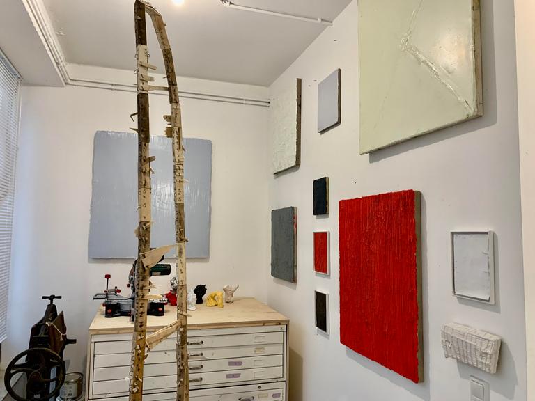 Erstes eigenes Atelier, Berlin Köpenick 2022