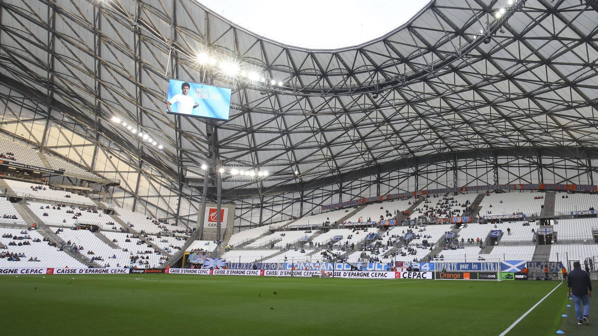 Das Stade Velodrome in Marseille