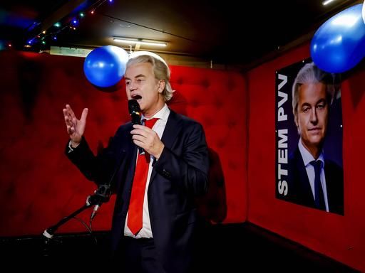 Der niederländische Rechtspopulist Geert Wilders von der Partei PVV.