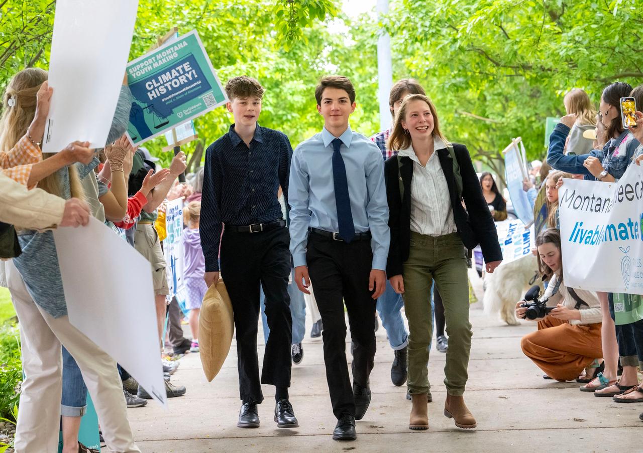 Junge Klimaaktivistinnen im US-Bundesstaat Montana erzielen vor Gericht einen Erfolg (Our Children's Trust)