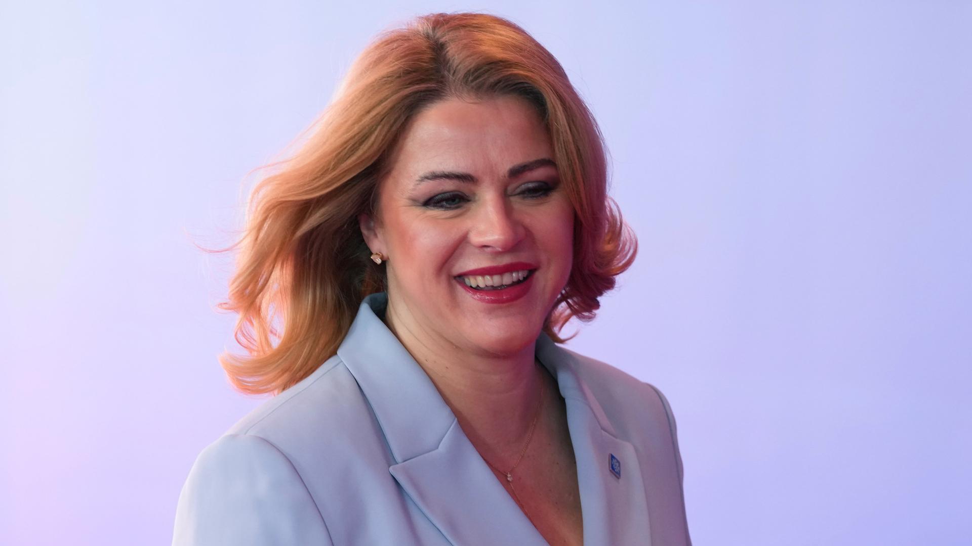 Lettlands Ministerpräsidentin Evika Silina